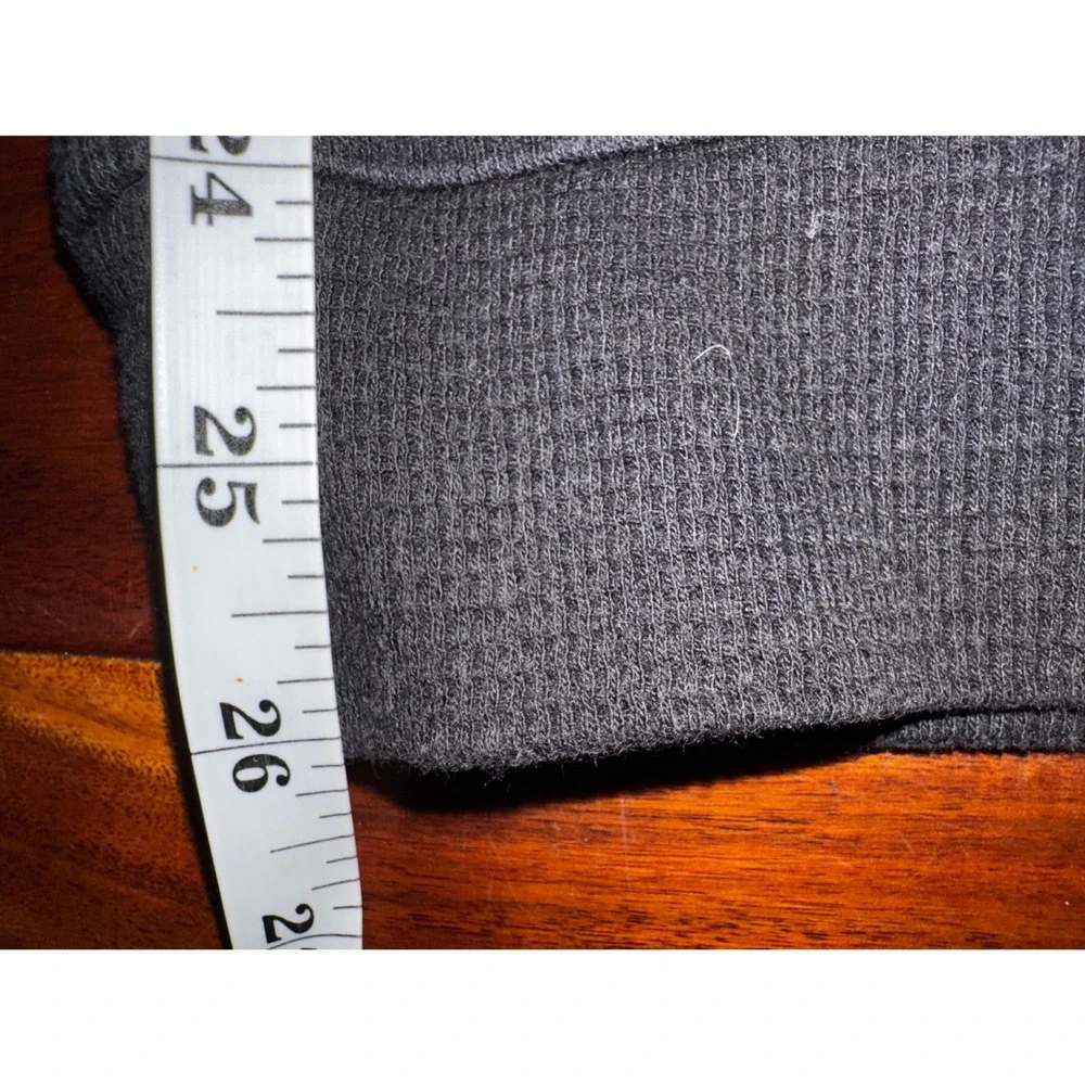 Nautica Jogger‎ Pajama Pants Mens L Gray Excellent Waffle Knit Thermal Sleepwear